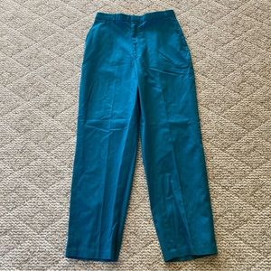 5/$15 Par Four Sportswear Teal Vintage Golf Pants 14 (Waist ~30”)